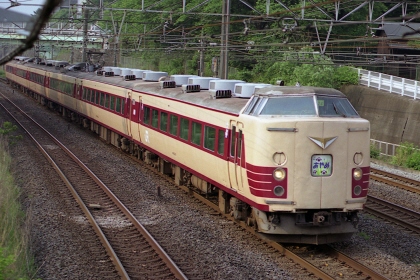 [183系臨時の「あやめ祭り」]